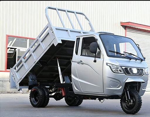 300cc 가솔린 엔진 삼륜 화물 스쿠터, 1500kg 적재 능력 및 수냉식 엔진