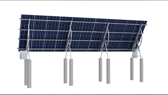 아연 도금 지상 장착형 태양광 패널 브래킷 및 도난 방지 보안 잠금 장치, 300W-20kW PV 모듈에 적합 실외 광전지 장착 장비