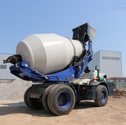 자기 충전 콘크리트 트럭 모토 믹서 XDEM 2.4m3 6000 kg