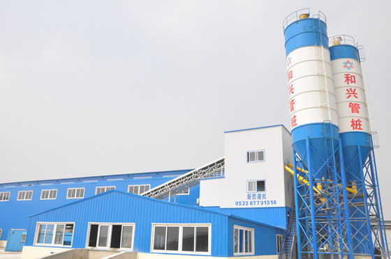 높은 출력 HZS60 60M3H 110kw 콘크리트 배치 플랜트 상업 중앙 콘크리트 플랜트 믹서