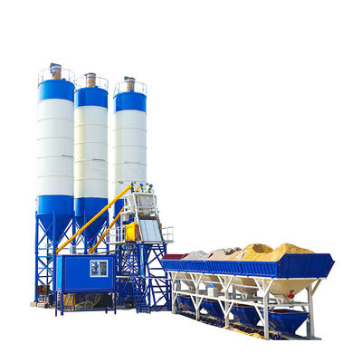 높은 출력 HZS60 60M3H 110kw 콘크리트 배치 플랜트 상업 중앙 콘크리트 플랜트 믹서