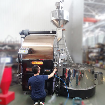 커피 로스터 공장용 커피 로스터 기계 50kg 60kg PLC 제어
