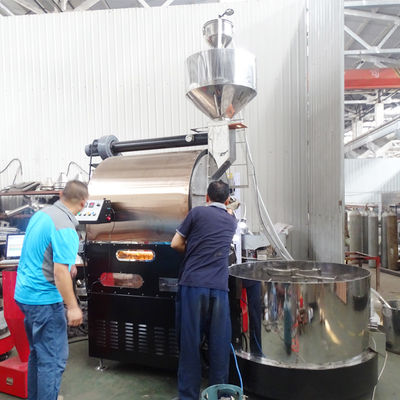 커피 로스터 공장용 커피 로스터 기계 50kg 60kg PLC 제어