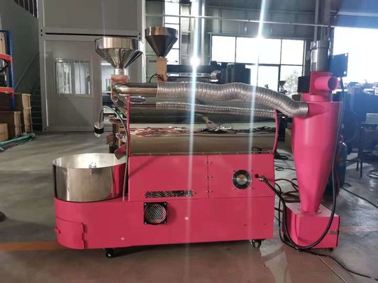 220V 3kg 6kg 커피 로스터 머신 이중 벽 스테인리스 스틸 드럼 무료 에어 게이즈 / 블루투스 연결 추가 수공예 기록 곡선