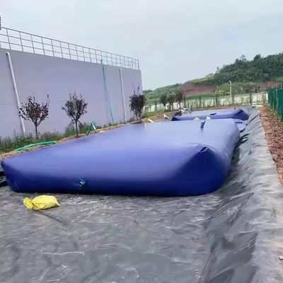 XDEM 베개 모양 물 저장 탱크 방광 접이성 PVC 또는 TPU 농업 관개용 직사각형 물 탱크