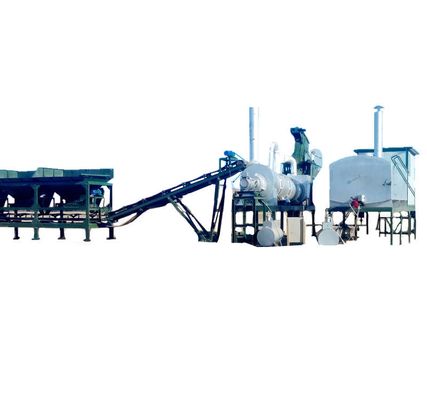 XDEM Movable Asphalt Mixing Station 10TPH 20TPH 40TPH 60TPH Mobile Asphalt Plant Scraper Conveyor High Productivity