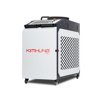 고속 레이저 청소 기계 1500W 2000W 공기 냉각 스테인리스 재료 금속 류 기름 산화 층 제거
