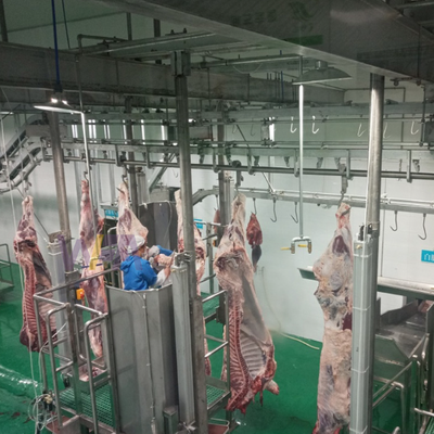 살육 장비 스테인리스 스틸 PLC 제어 자동 전달 살육 라인 효율적인 동물 육류 가공을 위해 CE 인증