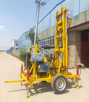 4개의 실린더 디젤 엔진과 60rpm Dia450mm 착정기